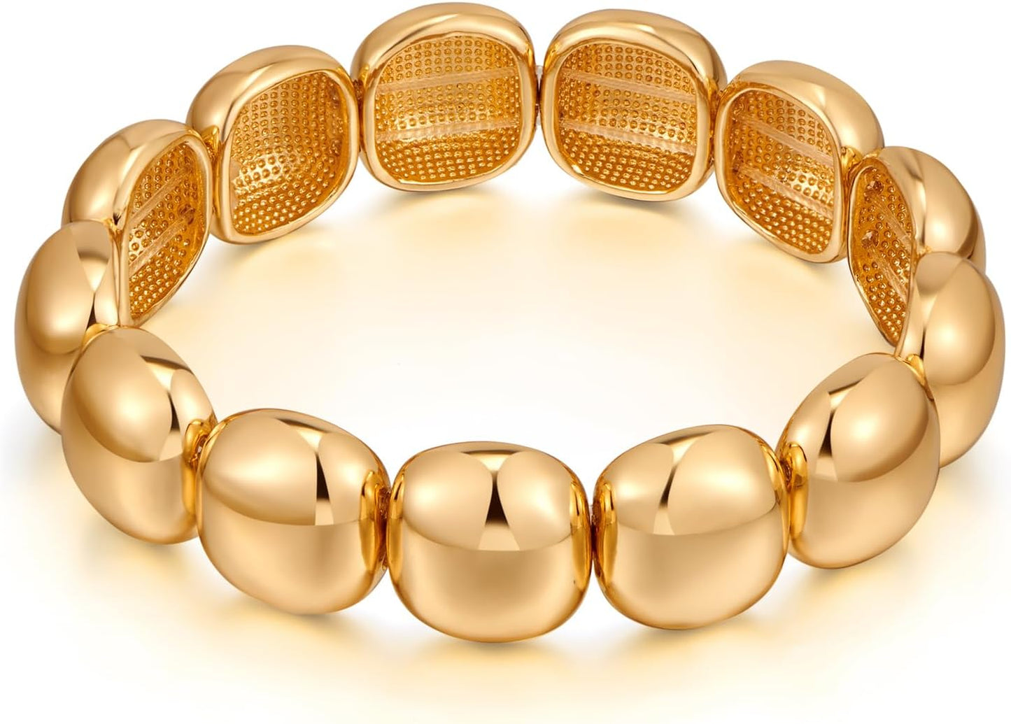 Chunky Gold Chain Bangle Bracelet – Fashion Hinge Cuff for Women | Bold, Elegant & Easy to Wear