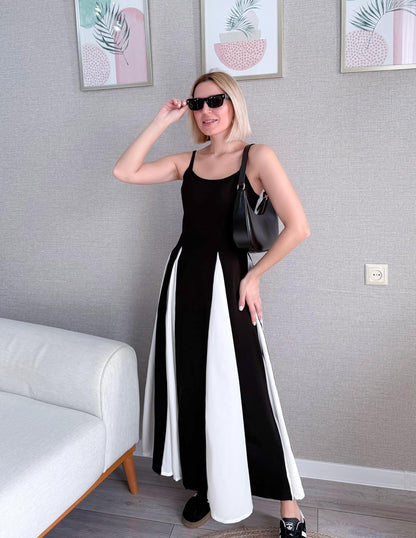ZESICA Women'S Summer Spaghetti Strap Cocktail Maxi Dresses 2025 Backless Wedding Guest Flowy Dress