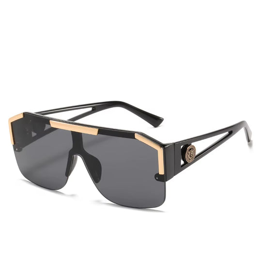 Oversized Square Sunglasses – Unisex UV400 Sports & Driving Shades (Multiple Colors)