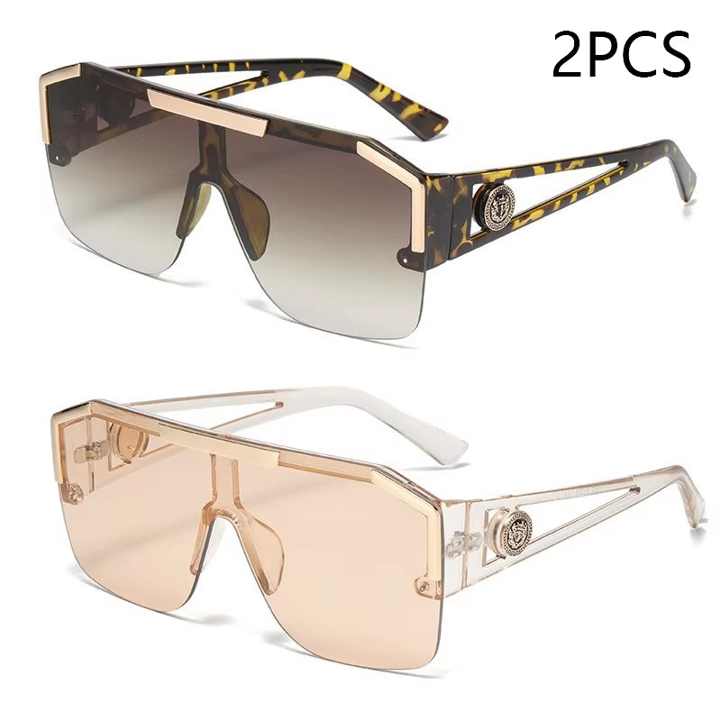 Oversized Square Sunglasses – Unisex UV400 Sports & Driving Shades (Multiple Colors)