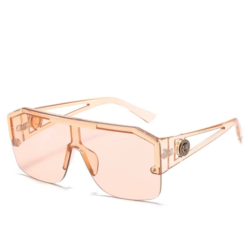 Oversized Square Sunglasses – Unisex UV400 Sports & Driving Shades (Multiple Colors)
