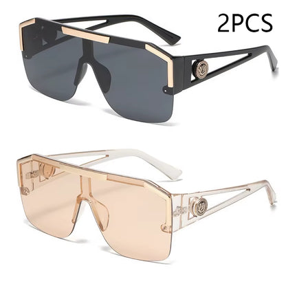 Oversized Square Sunglasses – Unisex UV400 Sports & Driving Shades (Multiple Colors)