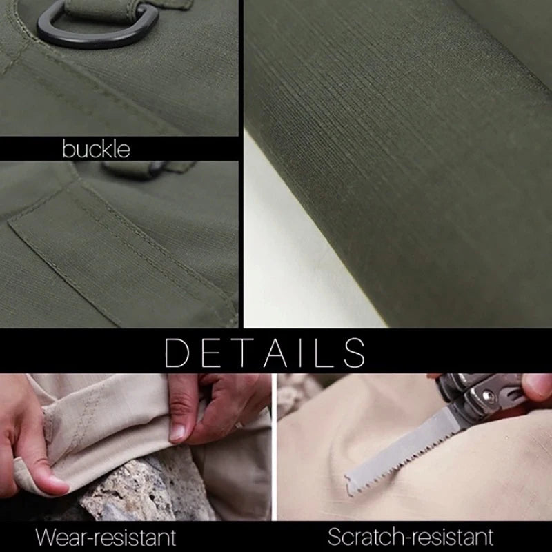 Tactical Cargo Jogger Pants – Multi-Pocket Military Style