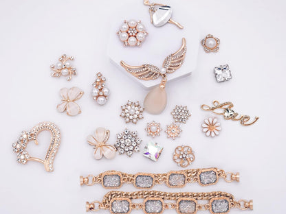 Bling Metal Shoe Charms – Chain Link Accessories for Shoes | Cute Decorative Gifts for Girls & Women