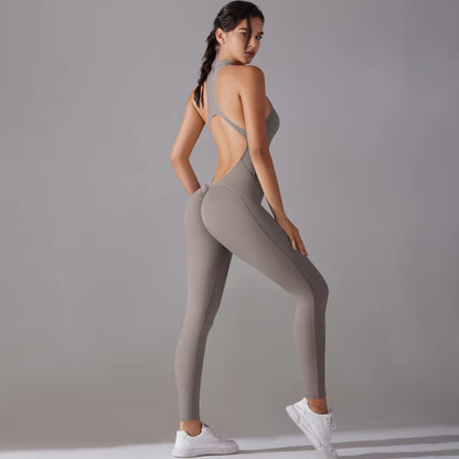 Women Bodysuits Tummy Control Butt Lifting Sports Shapewea Fitness Sports Bodysuit Yoga Suit Women'S Gym Pushup Workout Clothes