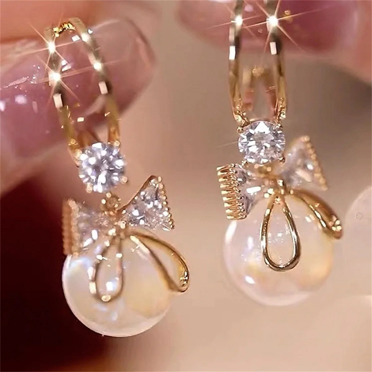 2-Piece Trendy Bow Earrings Set – Statement Jewelry for Travel, Festivals & Parties