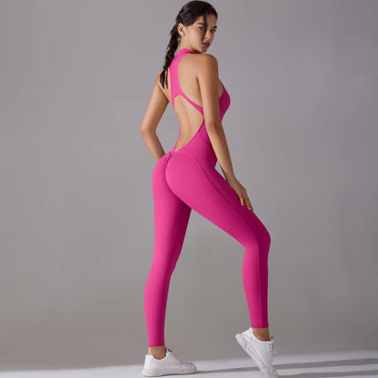 Women Bodysuits Tummy Control Butt Lifting Sports Shapewea Fitness Sports Bodysuit Yoga Suit Women'S Gym Pushup Workout Clothes