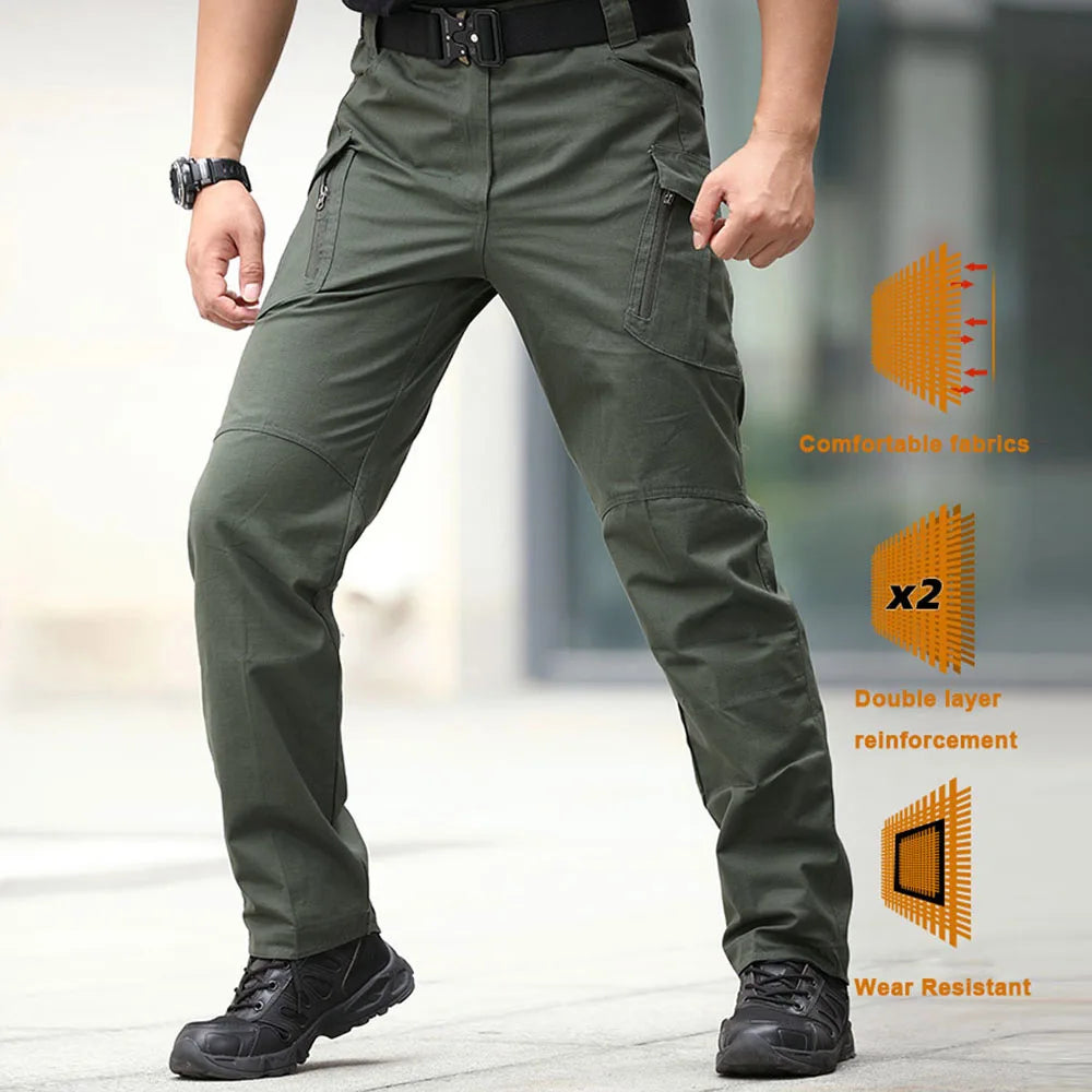 Tactical Cargo Jogger Pants – Multi-Pocket Military Style