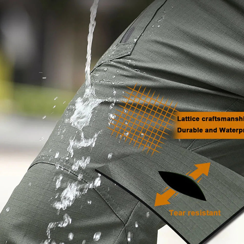 Tactical Cargo Jogger Pants – Multi-Pocket Military Style