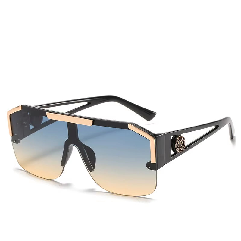 Oversized Square Sunglasses – Unisex UV400 Sports & Driving Shades (Multiple Colors)