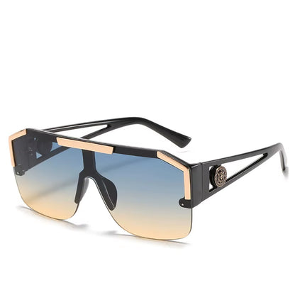 Oversized Square Sunglasses – Unisex UV400 Sports & Driving Shades (Multiple Colors)